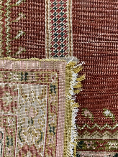 27131742f - Seiden Sivas, Türkei, um 1900, reine Naturseide, ca. 161 x 118 cm, EHZ: 3-4 ...