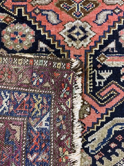 27131744e - Malayer antique, Persia, around 1900, wool on cotton, approx. 192 x 107 cm, condition: ...