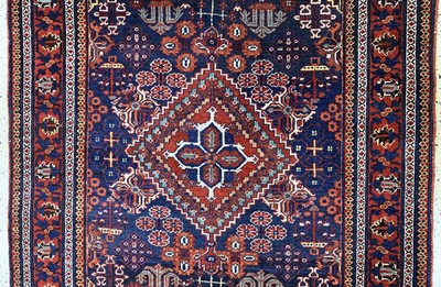 27131745b - Djoschagan, Persien, Anfang 20.Jhd, Wolle auf Baumwolle, ca. 201 x 134 cm, EHZ: 2-3 ...