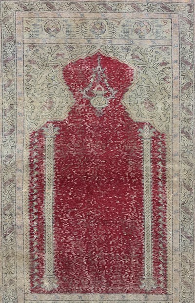 27131746c - Panderma antik, Türkei, 19.Jhd, merzerisierte Baumwolle, ca. 151 x 109 cm, EHZ: 3 ...