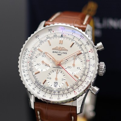 27131747a - BREITLING Navitimer B01 Chronometer ungetragener Armbandchronograph Referenz AB0139, ...