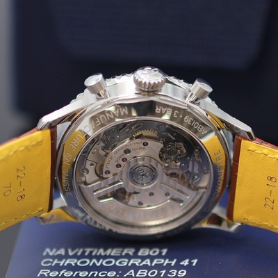 27131747d - BREITLING Navitimer B01 Chronometer ungetragener Armbandchronograph Referenz AB0139, ...