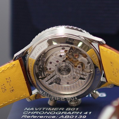 27131747e - BREITLING Navitimer B01 Chronometer ungetragener Armbandchronograph Referenz AB0139, ...