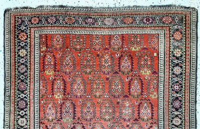 27131748a - Karabagh antik, Kaukasus, 19.Jhd, Wolle aufWolle, ca. 188 x 130 cm, EHZ: 3 ...