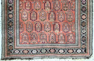 27131748c - Karabagh antik, Kaukasus, 19.Jhd, Wolle aufWolle, ca. 188 x 130 cm, EHZ: 3 ...