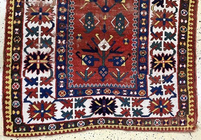 27131749c - Kazak antik, Kaukasus, 19.Jhd, Wolle auf Wolle, ca. 221 x 135 cm, EHZ: 3, (kleine ...