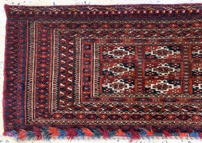 27131750a - 2 Lots Torba antik, Turkmenistan, 19.Jhd, Wolle auf Wolle, ca. 106 x 37 cm, EHZ: 2-3 ...