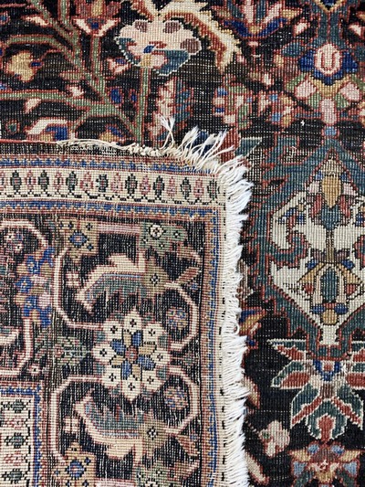 27131754f - Farahan antik, Persien, 19.Jhd, Wolle auf Baumwolle, ca. 191 x 126 cm, EHZ: 4 ...