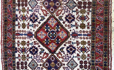27131755b - Ardebil alt, Persien, Anfang 20.Jhd, Wolle auf Baumwolle, ca. 181 x 118 cm, EHZ: 2 ...