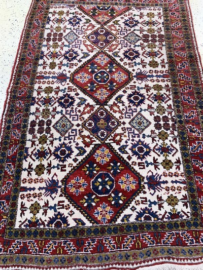 27131755d - Ardebil alt, Persien, Anfang 20.Jhd, Wolle auf Baumwolle, ca. 181 x 118 cm, EHZ: 2 ...