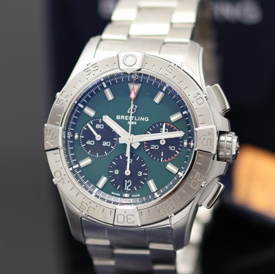 27131756a - BREITLING Avenger B01 Chronometer ungetragener Herrenchronograph Referenz AB0146, ...