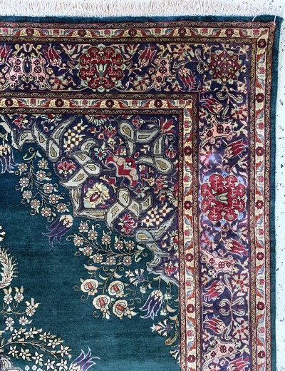 27131758e - Ghom Seide fein, Persien, Mitte 20.Jhd, reine Naturseide, ca. 197 x 137 cm, EHZ: 2 ...