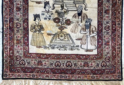 27131760b - Kerman antik Persien, ´Nader Shah Afschar´,19.Jhd, Wolle auf Baumwolle, ca. 185 x 128 ...
