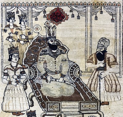 27131760c - Kerman antik Persien, ´Nader Shah Afschar´,19.Jhd, Wolle auf Baumwolle, ca. 185 x 128 ...