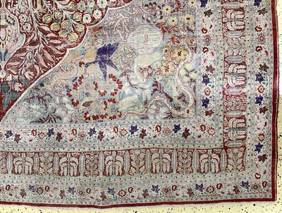 27131762a - Seiden Täbriz antik, Persien, 19.Jhd, reineNaturseide, ca. 401 x 278 cm, ...