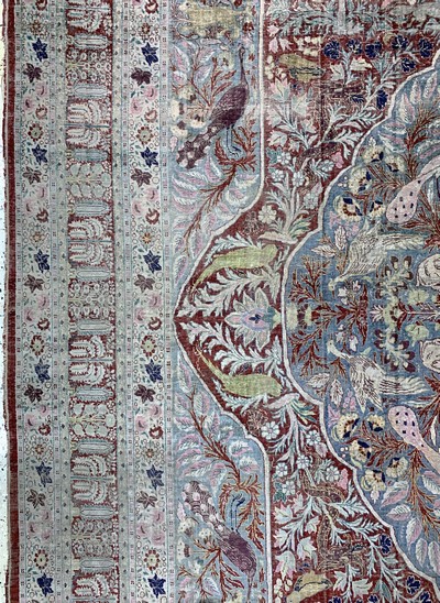 27131762c - Seiden Täbriz antik, Persien, 19.Jhd, reineNaturseide, ca. 401 x 278 cm, ...