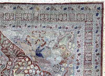 27131762f - Seiden Täbriz antik, Persien, 19.Jhd, reineNaturseide, ca. 401 x 278 cm, ...