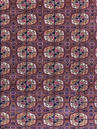 27131763d - Tekke´Hauptteppich´antik, Turkmenistan, 19.Jhd, Wolle auf Wolle, ca. 323 x 213 cm, EHZ: ...