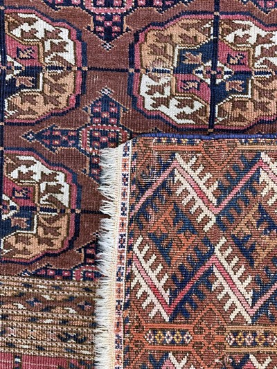 27131763j - Tekke´Hauptteppich´antik, Turkmenistan, 19.Jhd, Wolle auf Wolle, ca. 323 x 213 cm, EHZ: ...
