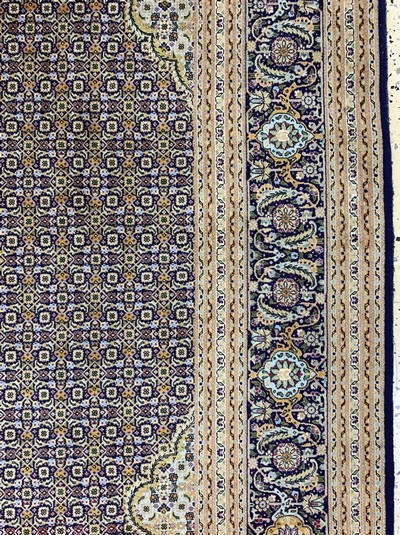 27131764e - Täbriz fein(50 Raj), Persien, Mitte 20.Jhd,Korkwolle mit Seide, ca. 302 x 202 cm, ca. ...