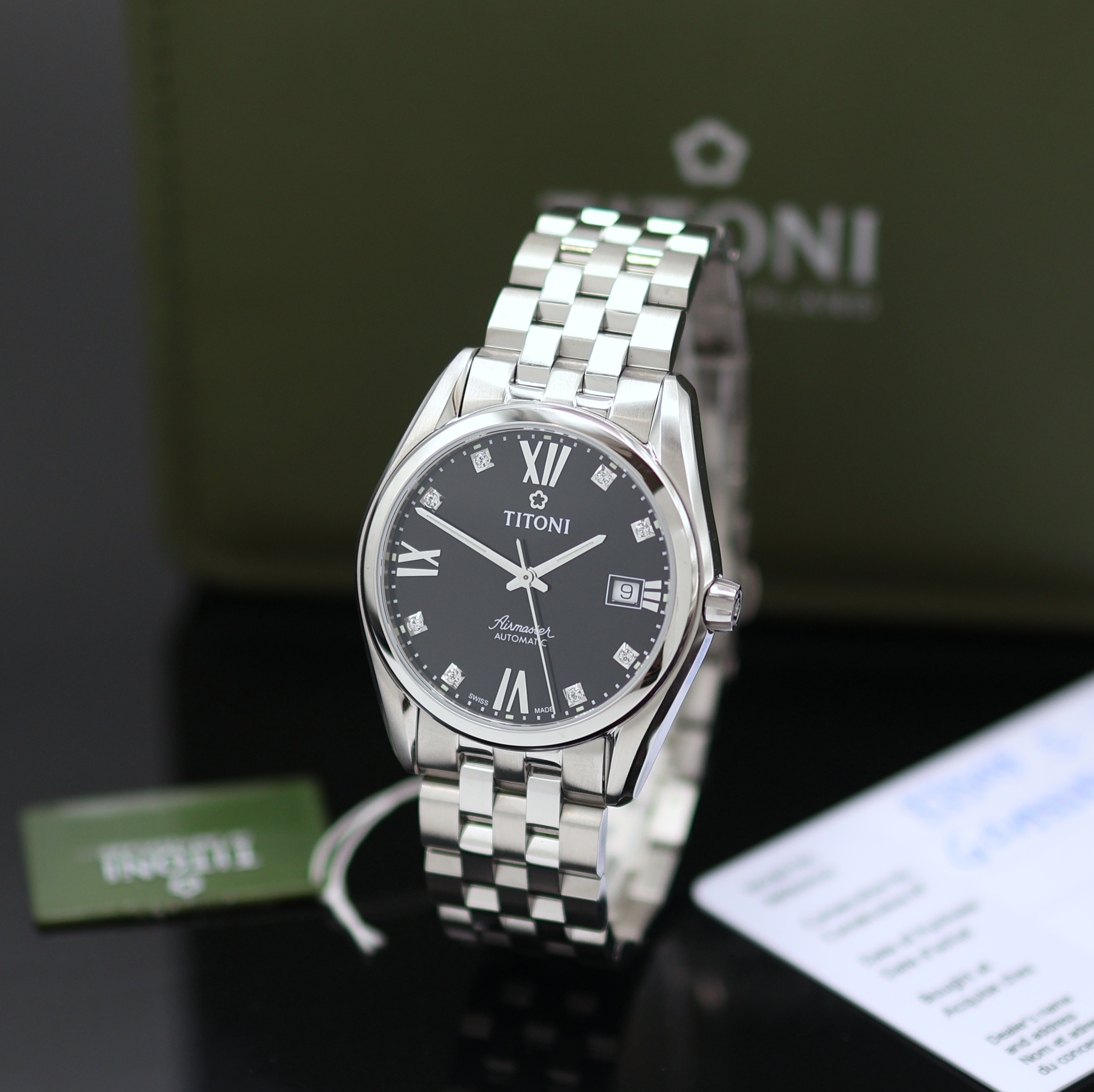 Image 27131946 - TITONI Airmaster ungetragene Armbanduhr Referenz 83909 S-354, Schweiz, Automatik, ...