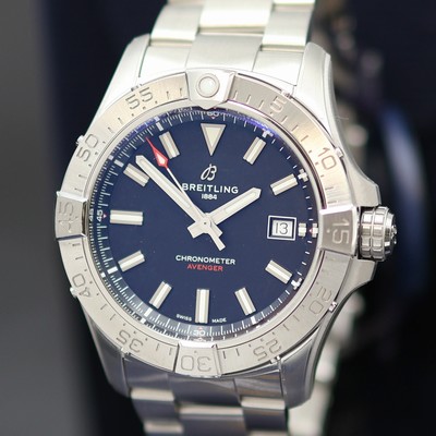 27131928a - BREITLING Avenger Chronometer ungetragene Herrenarmbanduhr Referenz A17328, ...
