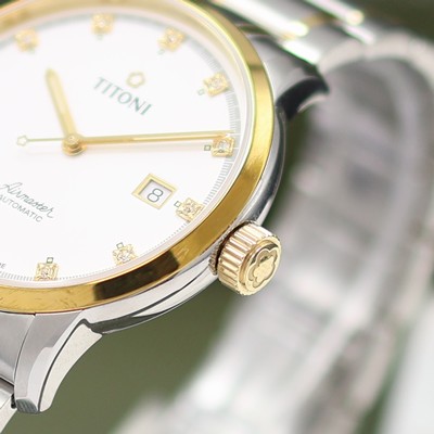 27131929b - TITONI Airmaster ungetragene Herrenarmbanduhr Referenz 83733 SY-556, Schweiz, Automatik, ...