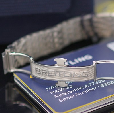 27131930d - BREITLING Navitimer Chronometer ungetragene Damenarmbanduhr Referenz A77320, quarz, ...