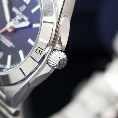 27131932c - BREITLING Chronomat GMT Chronometer ungetragene Herrenarmbanduhr Referenz A32398, ...
