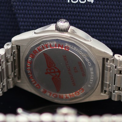 27131932e - BREITLING Chronomat GMT Chronometer ungetragene Herrenarmbanduhr Referenz A32398, ...