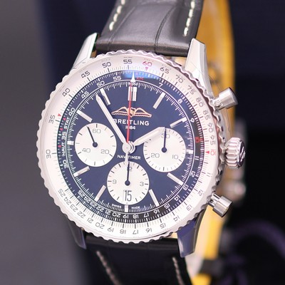 27131933a - BREITLING Navitimer B01 Chronometer ungetragener Herrenchronograph Referenz AB0138, ...