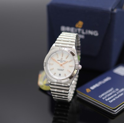 Image BREITLING Chronomat chronometer unworn wristwatch reference A10380, self winding, ...
