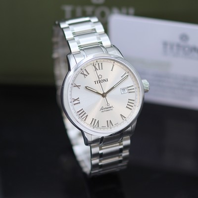 27131941b - TITONI Airmaster ungetragene Herrenarmbanduhr Referenz 83733 S-561, Schweiz, Automatik, ...