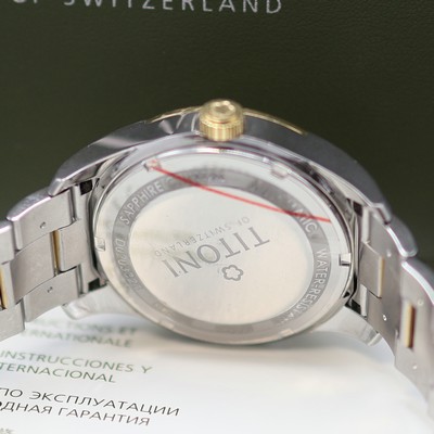 27131943d - TITONI Airmaster ungetragene Herrenarmbanduhr Referenz 83743 SY-582, Schweiz, Automatik, ...