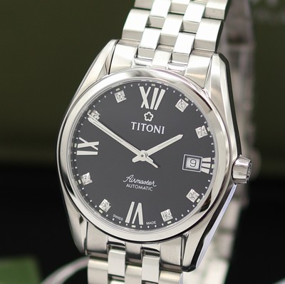 27131946a - TITONI Airmaster ungetragene Armbanduhr Referenz 83909 S-354, Schweiz, Automatik, ...