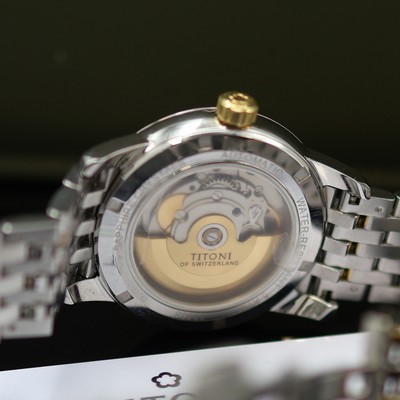 27131947d - TITONI Space Star unworn gents wristwatch reference 83538 SY-561, Switzerland, self ...