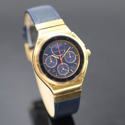 27131984b - IWC / Porsche Design Armbandchronograph Referenz 3748, Schweiz um 1985, massives GG ...