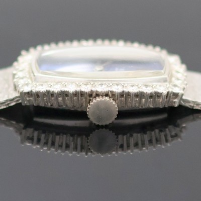 27131987d - EBEL feine Damenarmbanduhr in WG 750/000 mit Diamantlünette, Handaufzug, Schweiz um ...