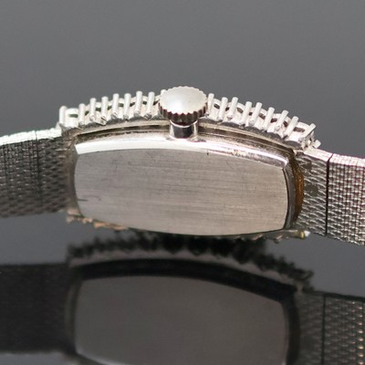 27131987e - EBEL feine Damenarmbanduhr in WG 750/000 mit Diamantlünette, Handaufzug, Schweiz um ...