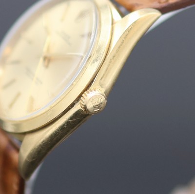 27132183c - ROLEX Oyster Perpetual Armbanduhr in GG 750/000 Referenz 1012, Schweiz um 1971, ...