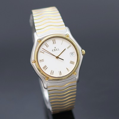 27132218b - EBEL Sportwave Armbanduhr Referenz 1187141, Schweiz um 1995, quarz, Edelstahl Stülpgeh. ...