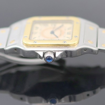 27132324c - CARTIER Santos Herrenarmbanduhr in Stahl/Gold Referenz 1172961, Schweiz um 1990, ...