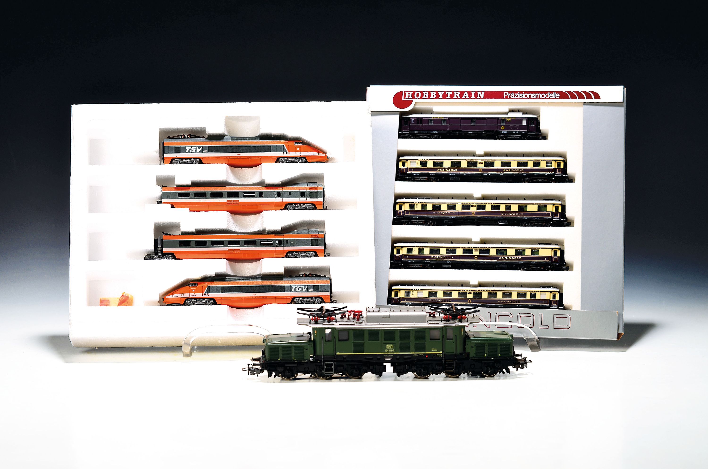 Image 27132674 - Konvolut Modelleisenbahnen (30 Stck.), Spur H0 und N, Märklin, Piko, Rivarossi, Liliput, ...