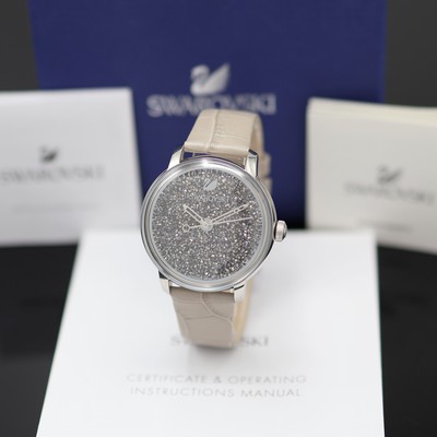 Image SWAROVSKI unworn ladies wristwatch Daytime Coral reference 5182250, quartz, gold-plated ...