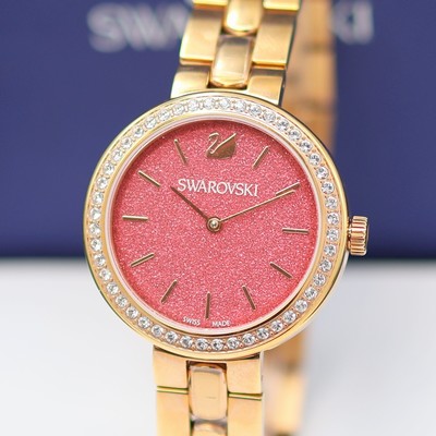 27132662a - SWAROVSKI ungetragene Damenarmbanduhr Serie Crystalline Referenz 5376074, quarz, Edel- ...