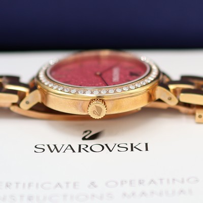 27132662d - SWAROVSKI ungetragene Damenarmbanduhr Serie Crystalline Referenz 5376074, quarz, Edel- ...