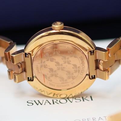 27132662e - SWAROVSKI ungetragene Damenarmbanduhr Serie Crystalline Referenz 5376074, quarz, Edel- ...