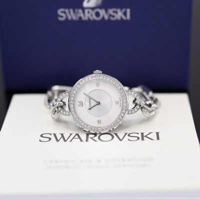Image SWAROVSKI unworn ladies wristwatch Aila Crystal reference 1094376, quartz, stainless ...