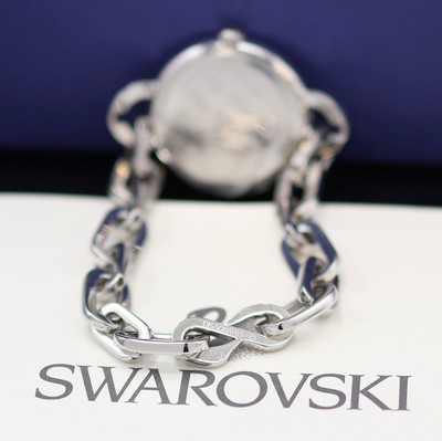 27132689b - SWAROVSKI ungetragene Damenarmbanduhr Aila Crystal Referenz 1094376, quarz, Edelstahl- ...