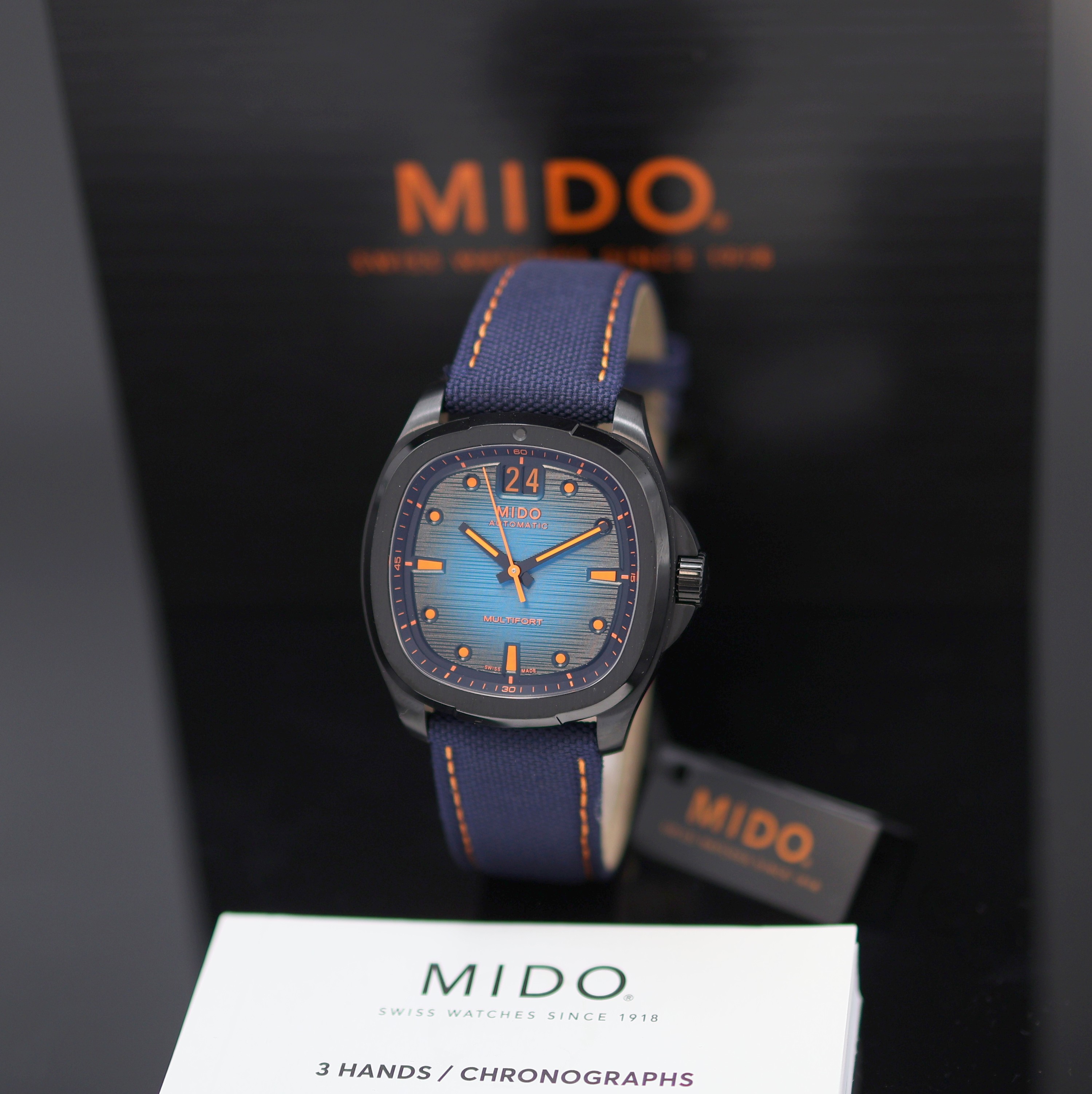 Image 27132757 - MIDO Multifort TV Big Date Herrenarmbanduhr Referenz M049.526.37.041.00, Automatik, ...